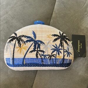 D'Margeaux Palm Tree Clutch